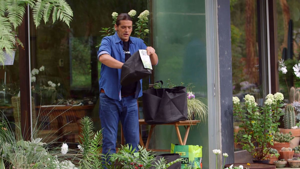 brico 0927 3 jardinera tela modelos jardineras