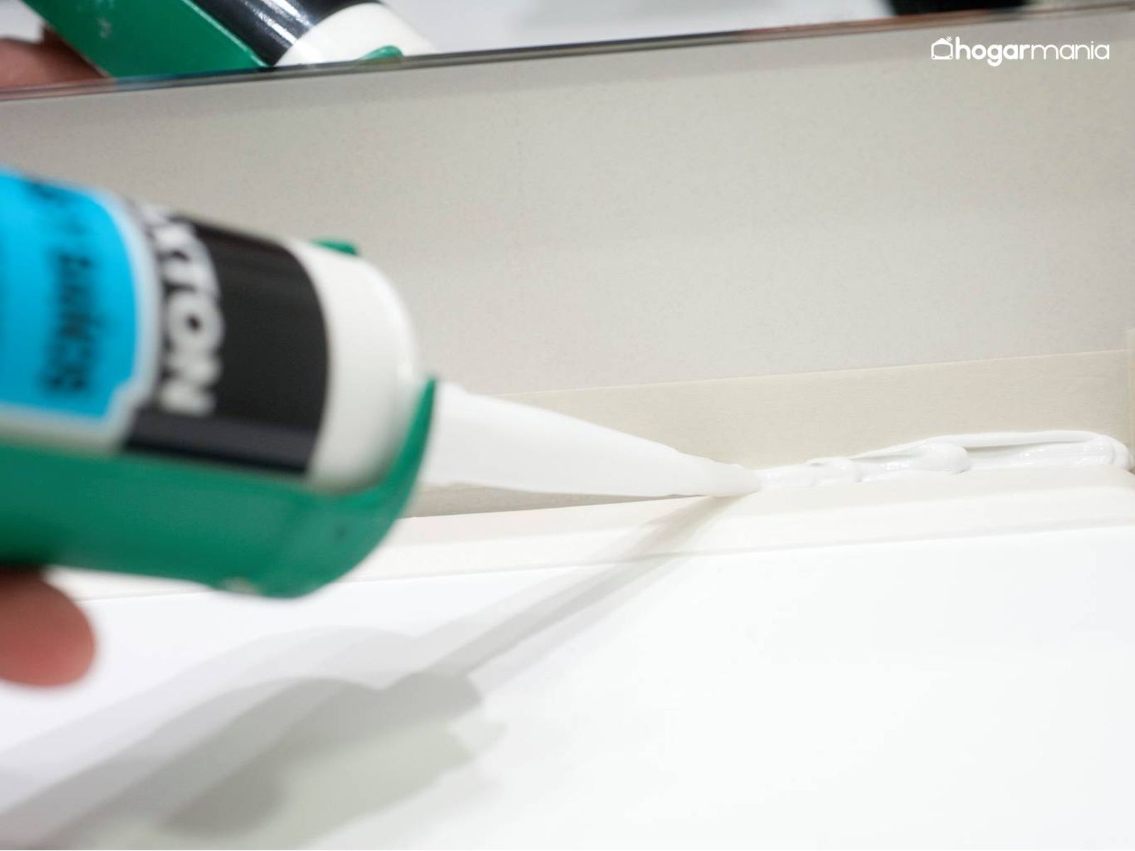 Aplica la nueva silicona