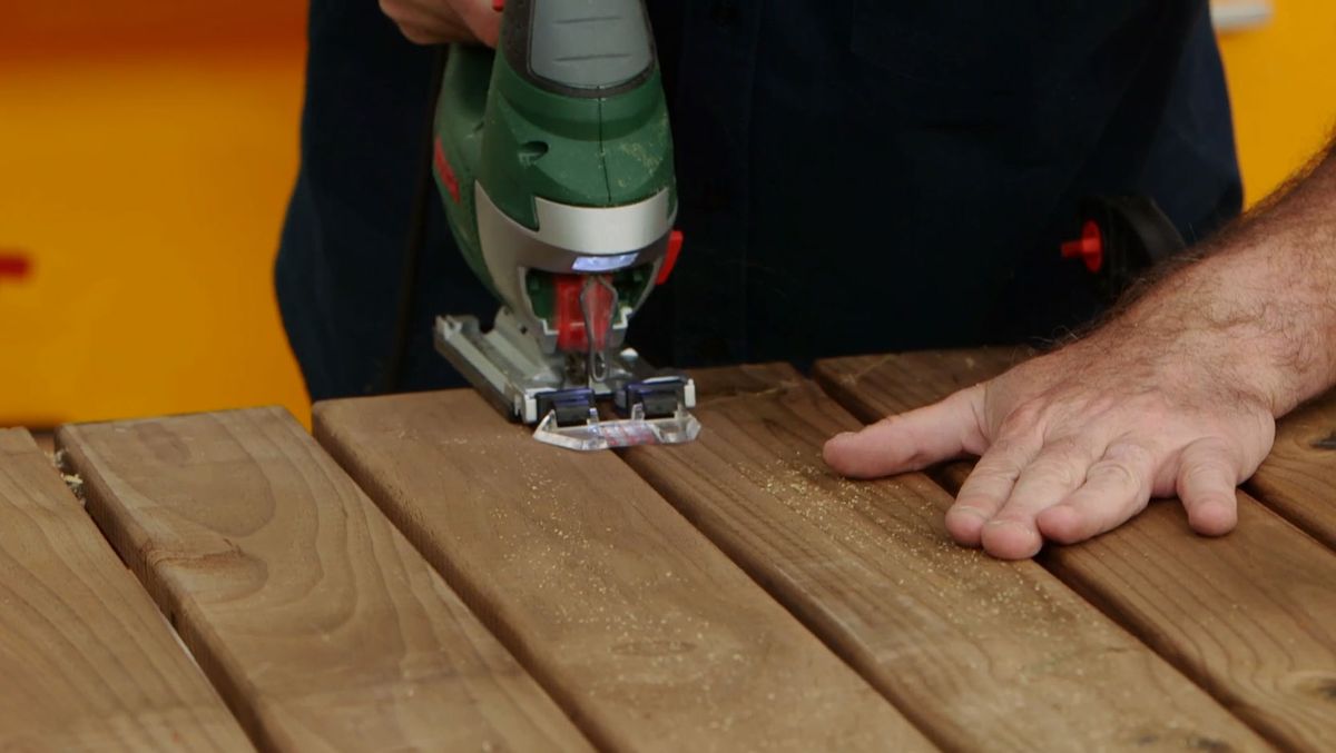 Cómo hacer un fregadero de exterior paso 2