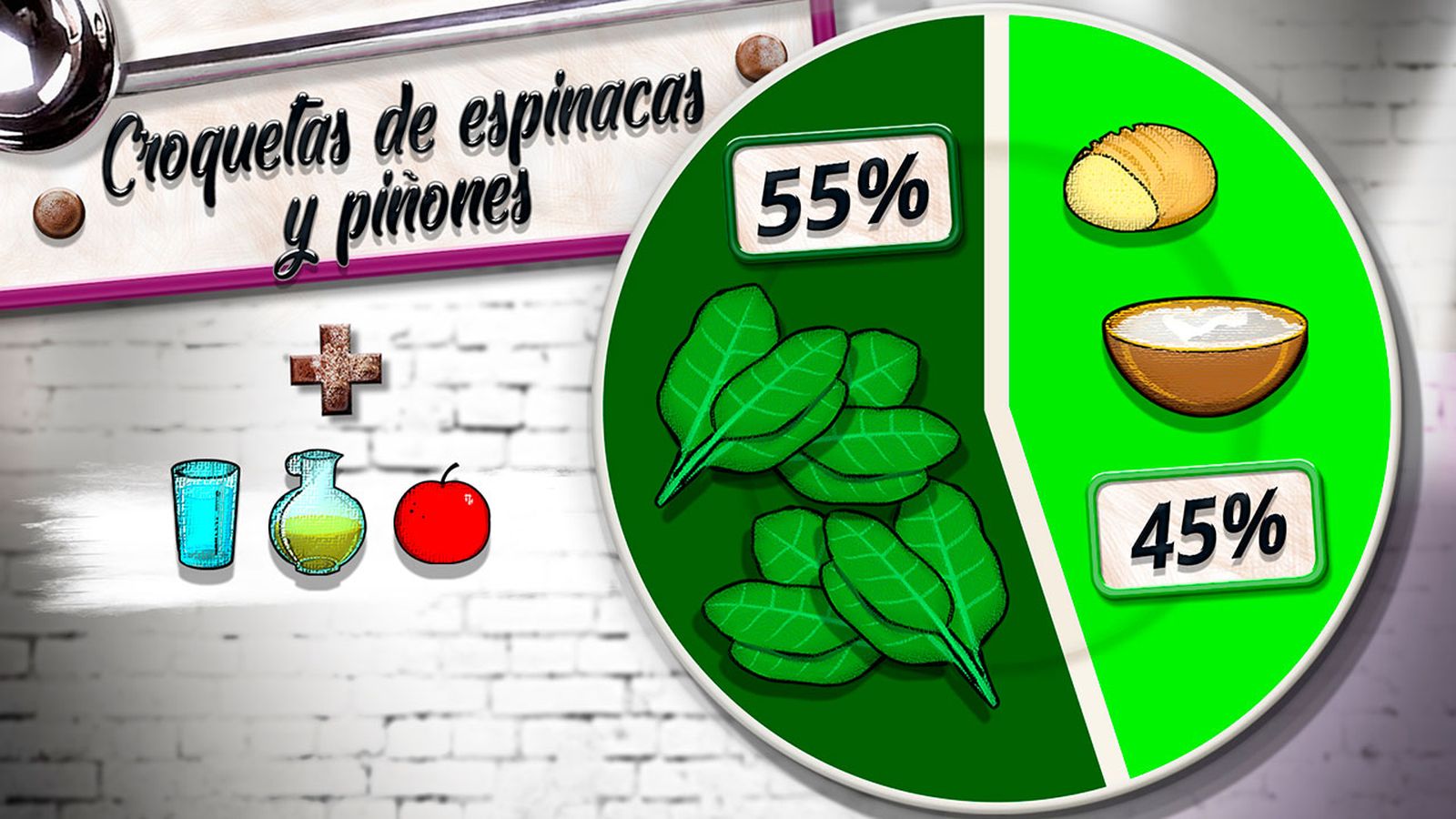 KARL6501 croquetas espinacas plato KARL6501 croquetas espinacas plato