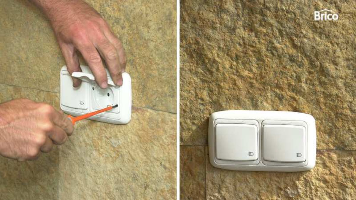 Colocar la tapa al enchufe