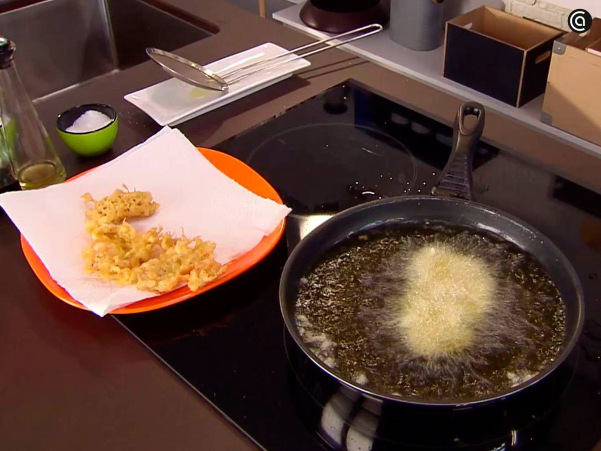 Fríe las tortillitas