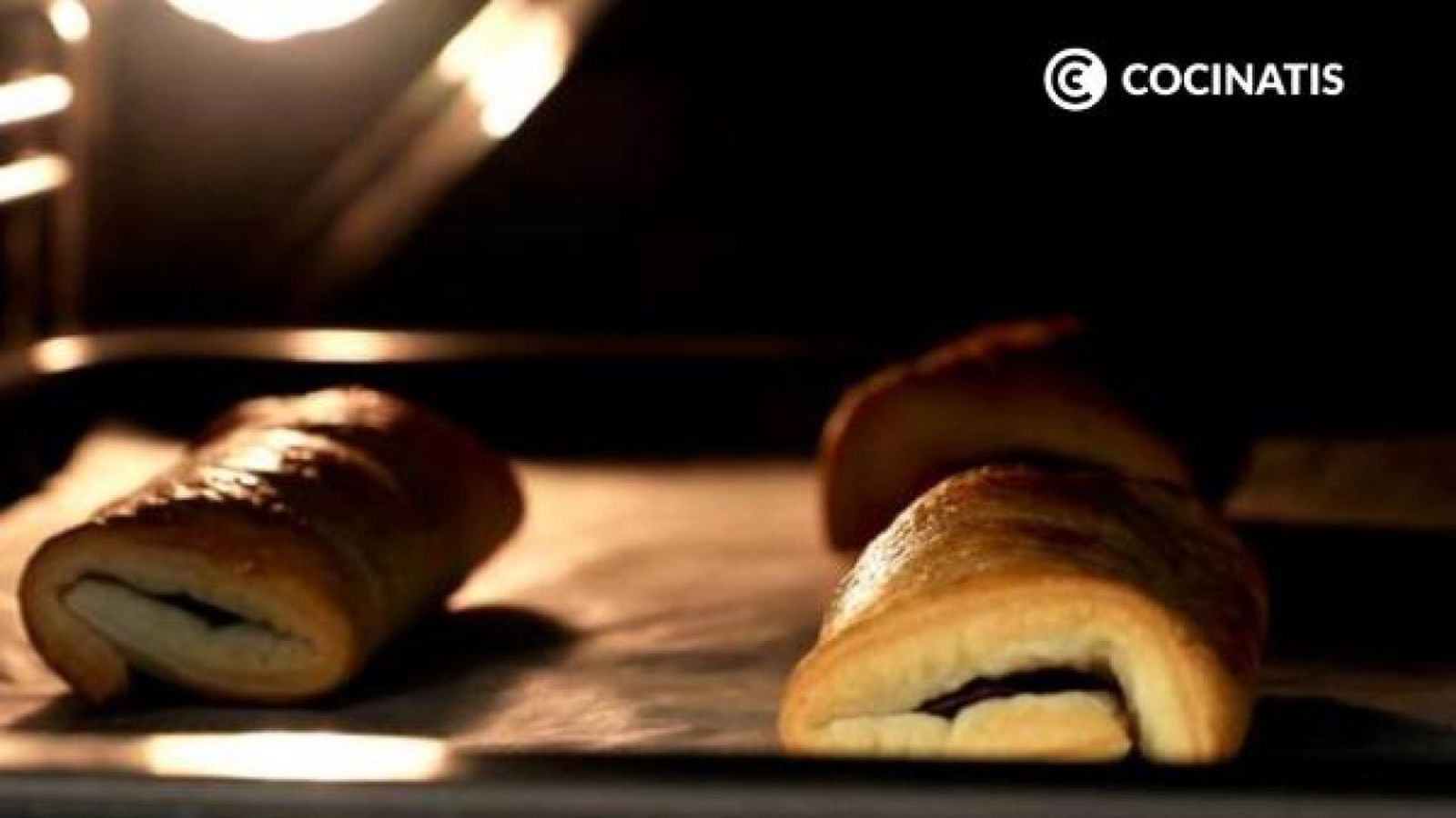 Hornea las napolitanas Receta de napolitanas de chocolate paso 4