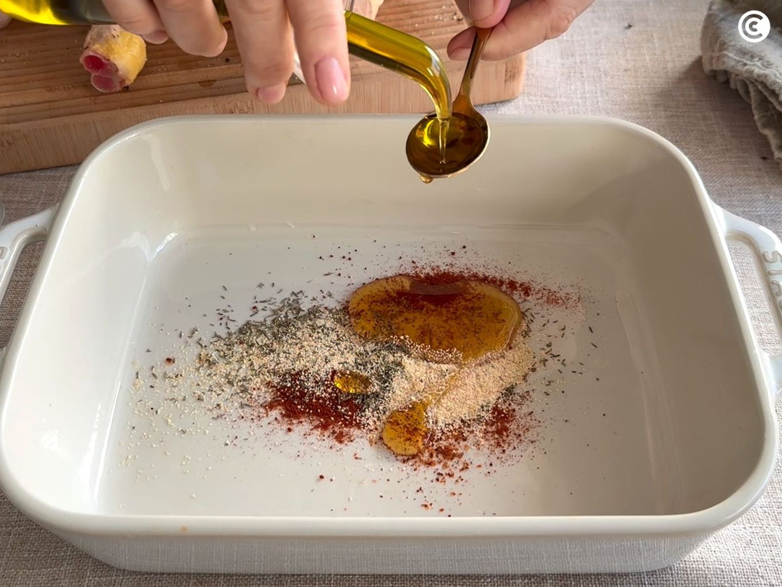 Preparar el adobo para los muslos de pollo en freidora de aire Preparar el adobo para los muslos de pollo en freidora de aire