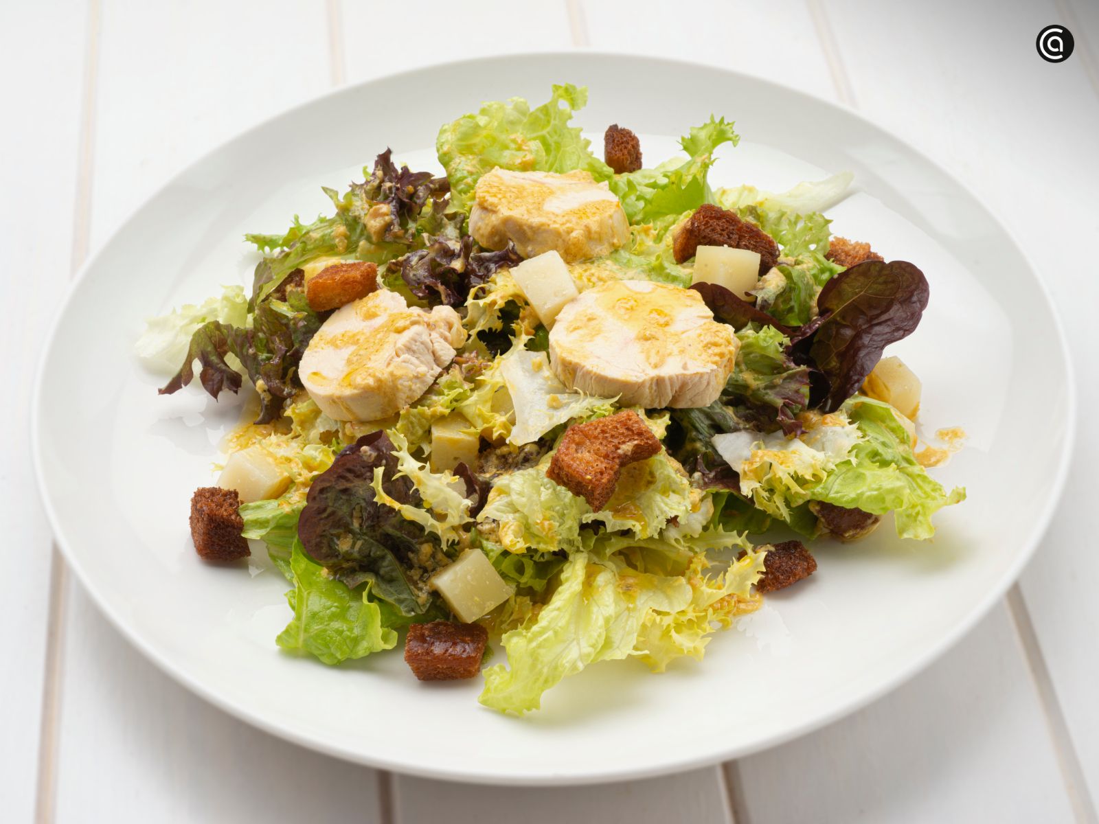 Receta de ensalada César