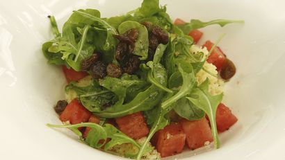 Una ensalada diferente con sandía