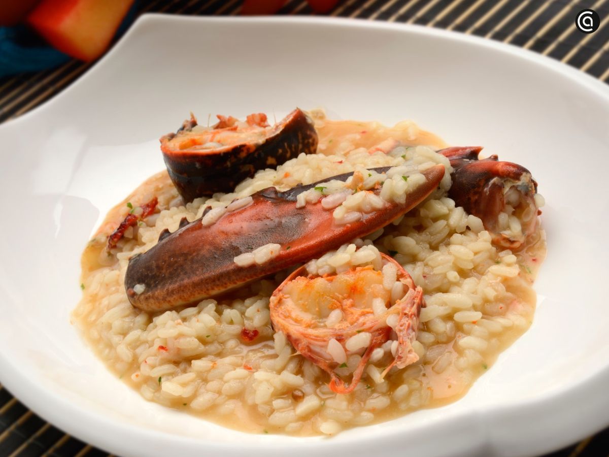 Arroz caldoso con bogavante de Karlos Arguiñano