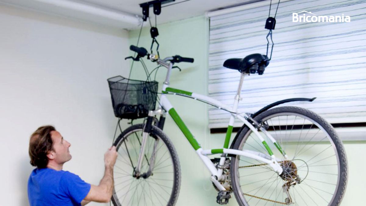 brico 0558 2 elevador bicicleta garaje xl