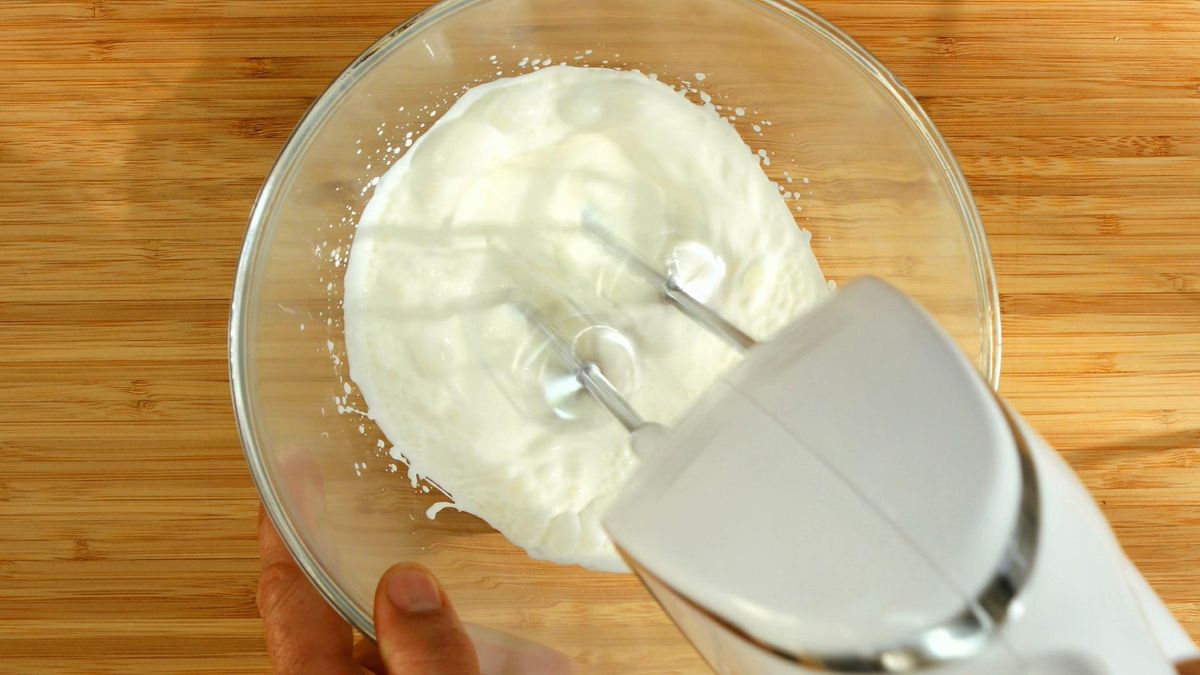 mousse melocoton paso 4