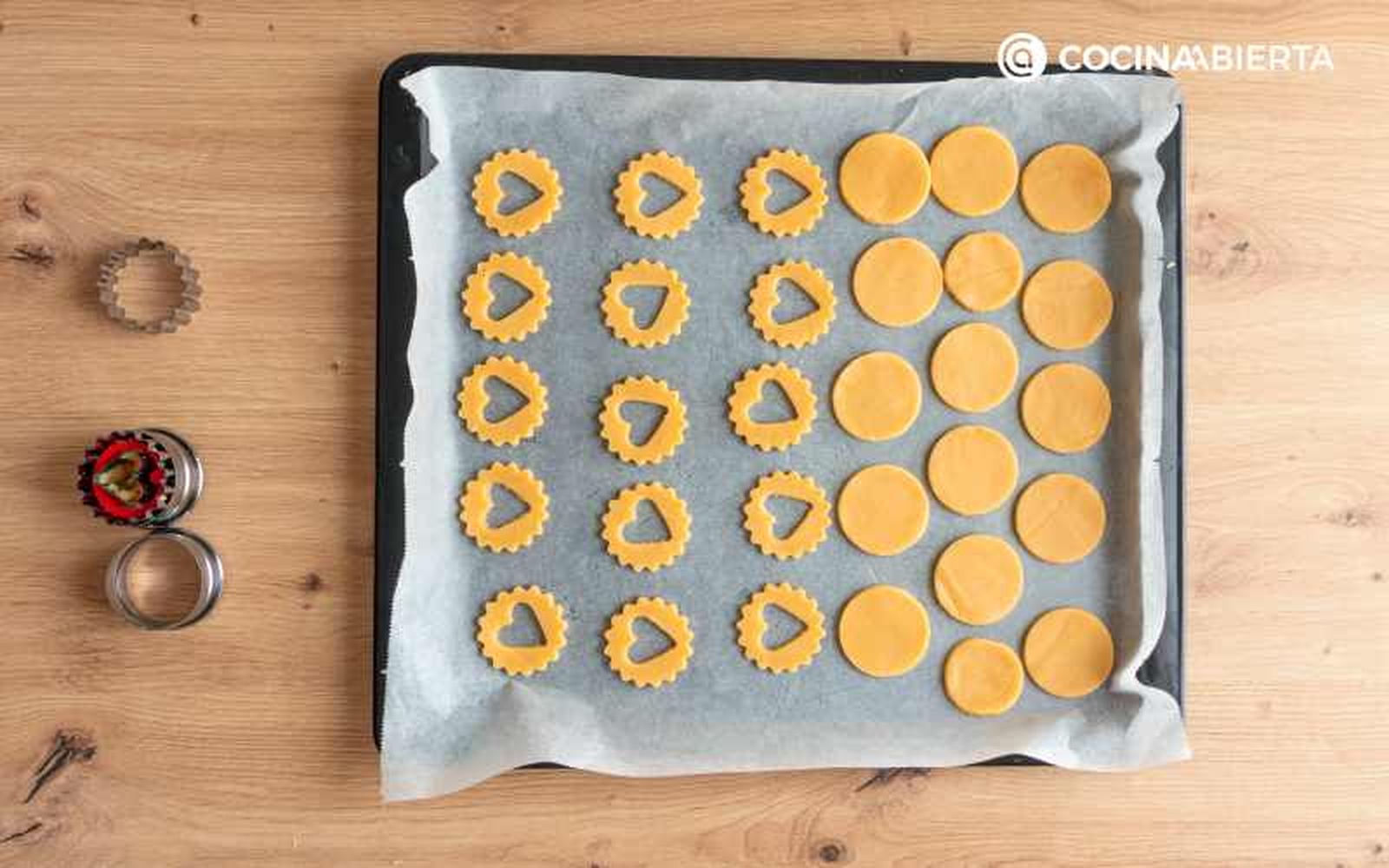 Corta las galletas Corta las galletas
