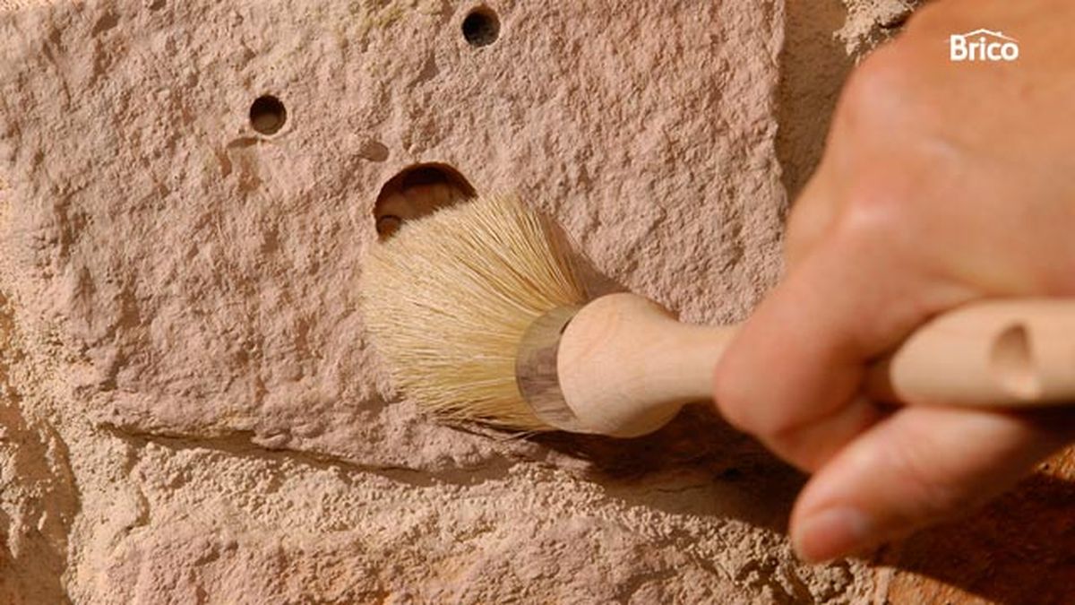 Restaurar falsa piedra paso 1