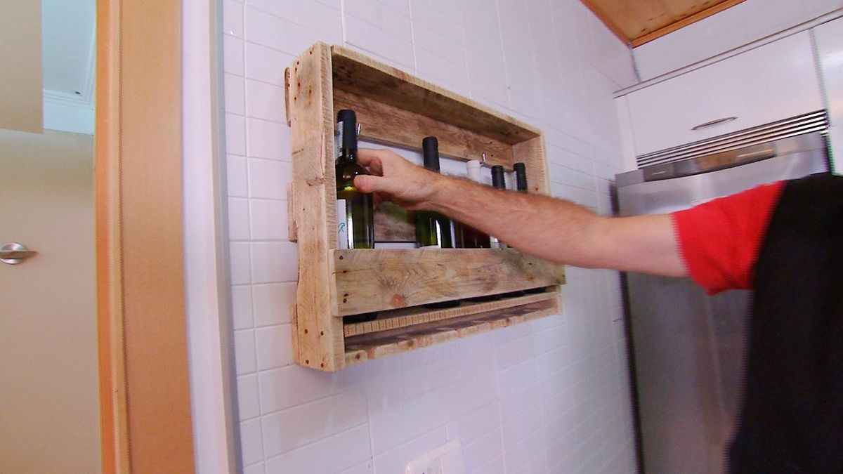 Hacer un botellero con un palé paso 13