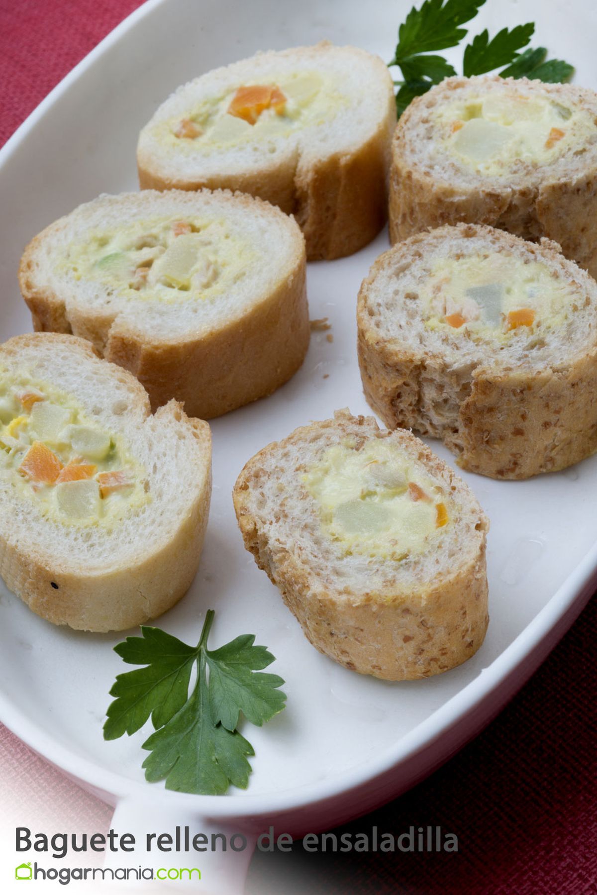 baguete ensaladilla pinterest