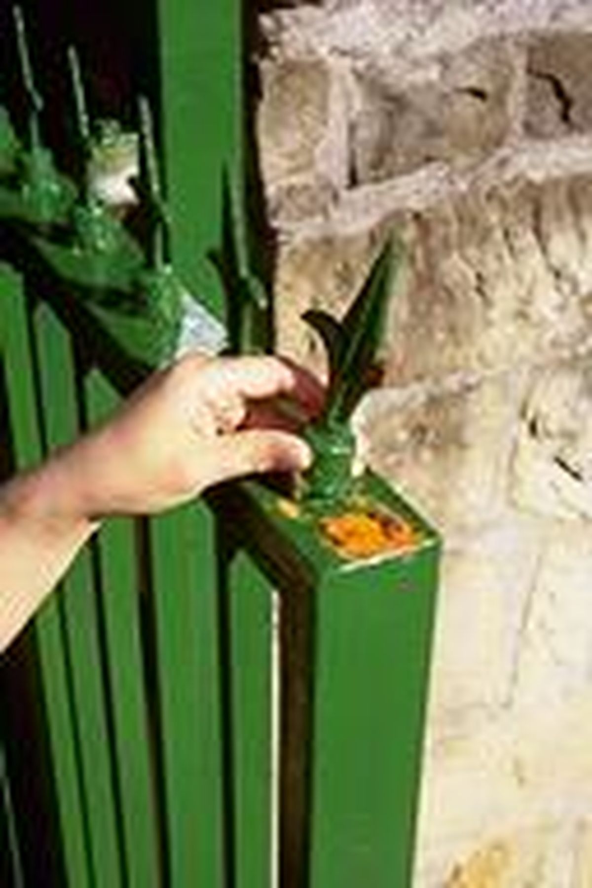 Reparar una verja de hierro paso 1