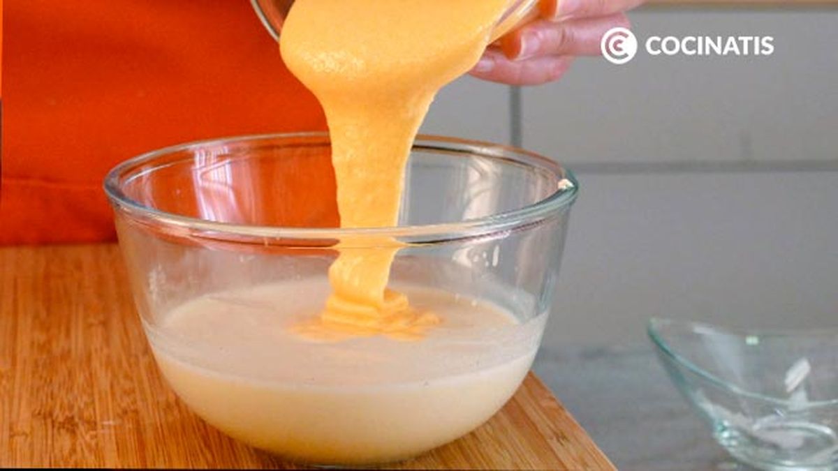 Receta de caÃ±as de chocolate y crema  paso 1