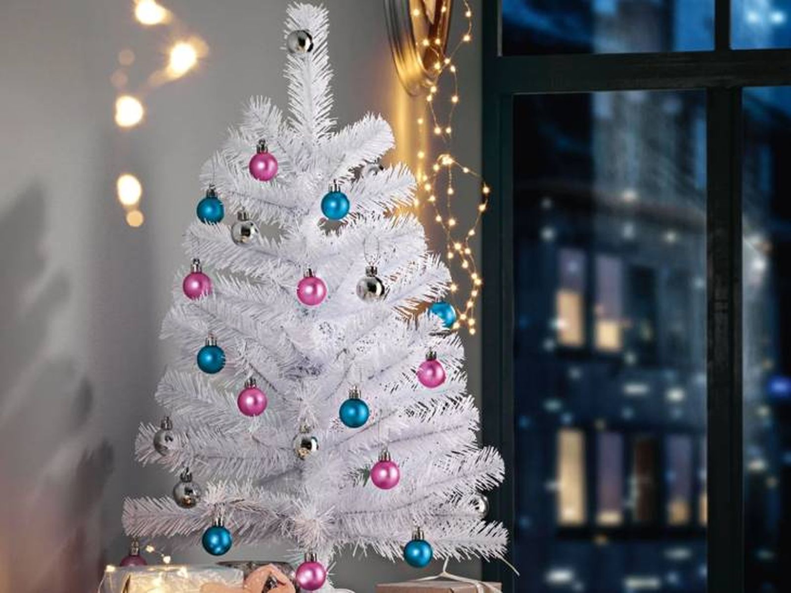 arbol lidl blanco arbol lidl blanco
