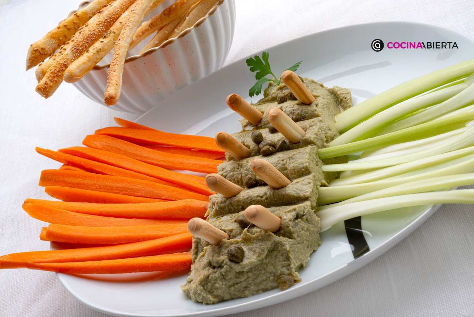 Una receta fácil y perfecta para acompañar crudités de verduras Una receta fácil y perfecta para acompañar crudités de verduras