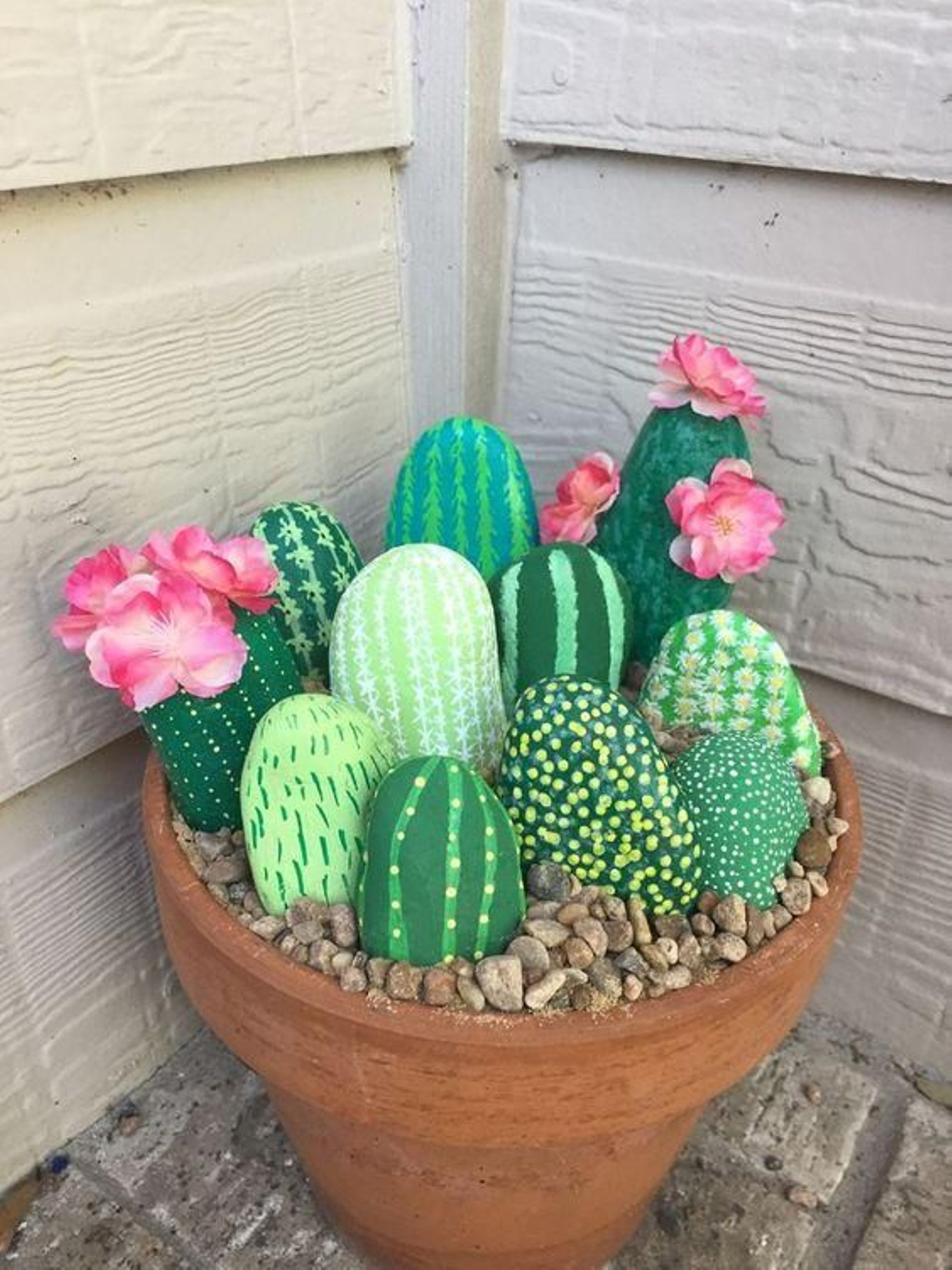 piedras pintadas jardin cactus pinterest la voz del muro piedras pintadas jardin cactus pinterest la voz del muro