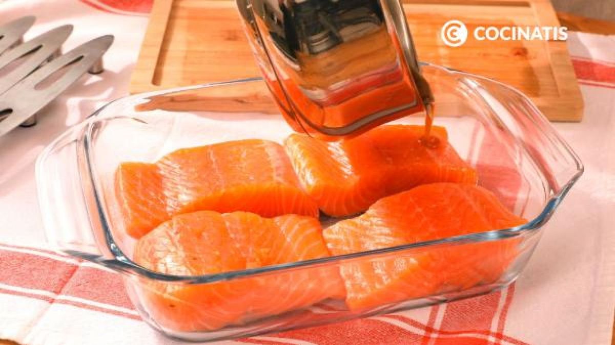 Salmón teriyaki paso 2