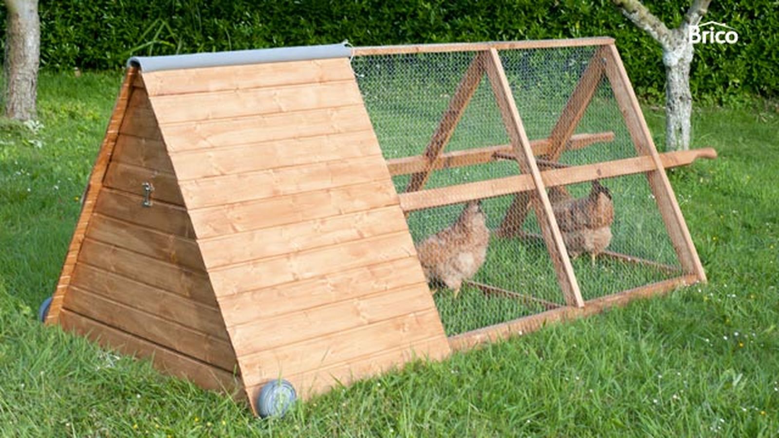 Gallinero móvil de Bricomanía p20 Gallinero móvil de Bricomanía p20