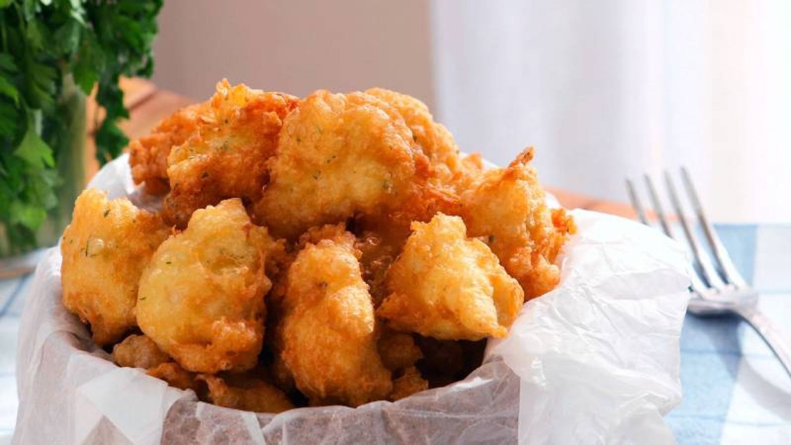 Buñuelos de bacalao Paso 7 Buñuelos de bacalao Paso 7