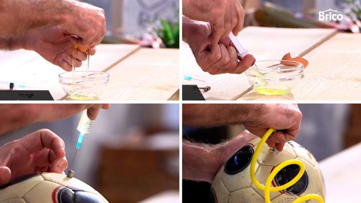 Paso a paso para arreglar un balón pinchado