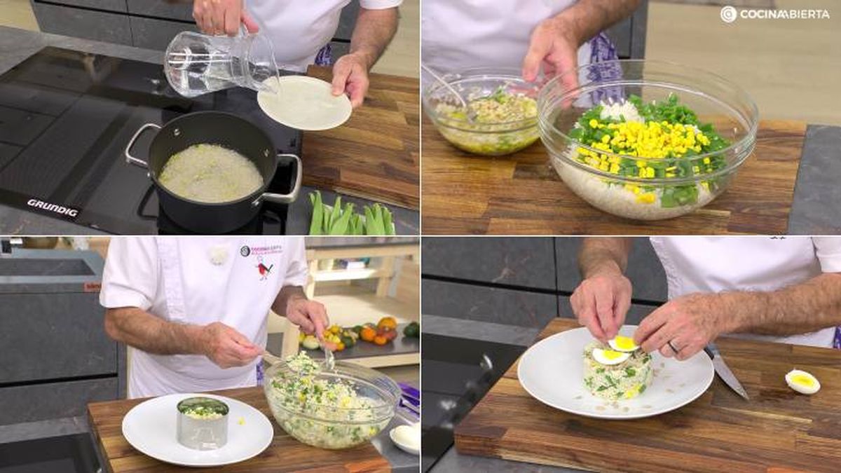 karl7228 ensalada arroz judias verdes paso