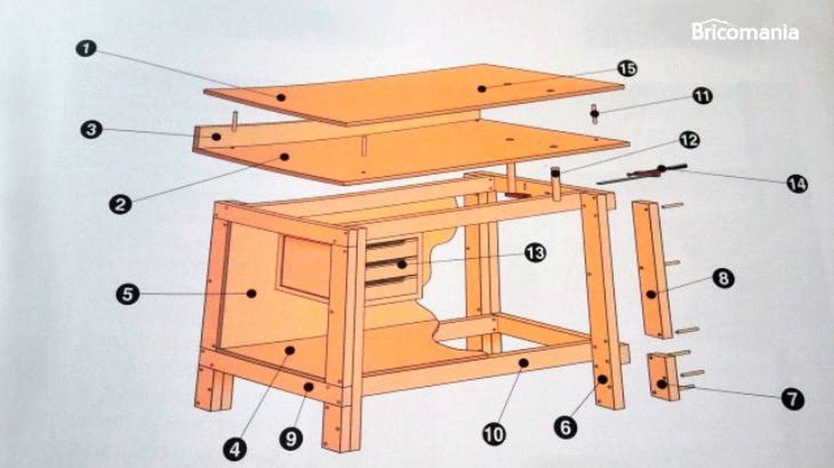 bricomania 203 banco de trabajo casero