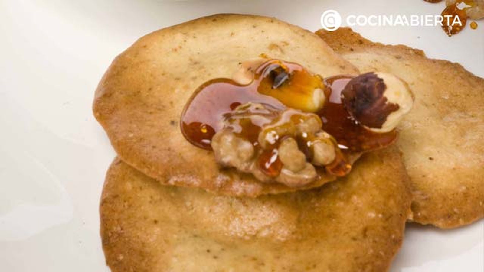 Galletas con frutos secos caramelizados Galletas con frutos secos caramelizados