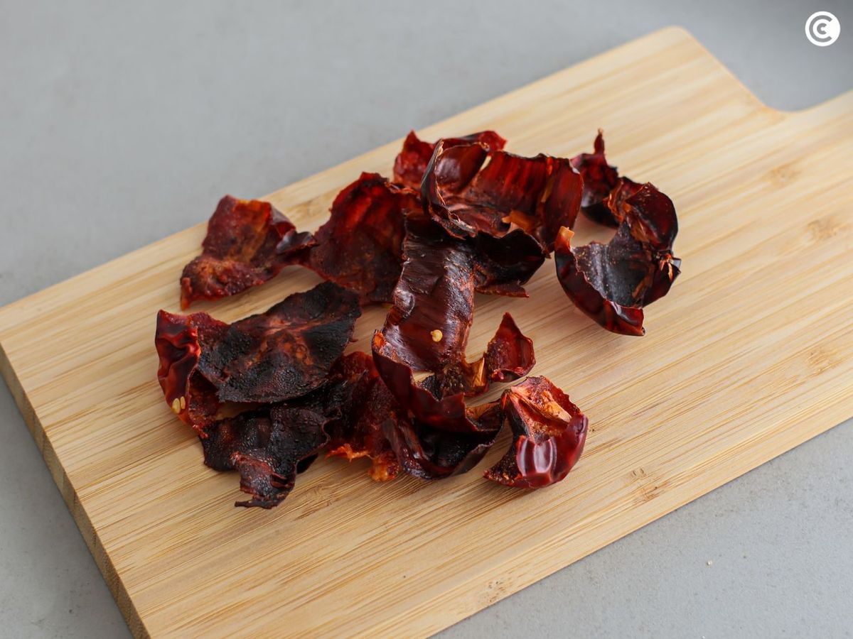 Ñoras hidratadas para hacer salmorreta