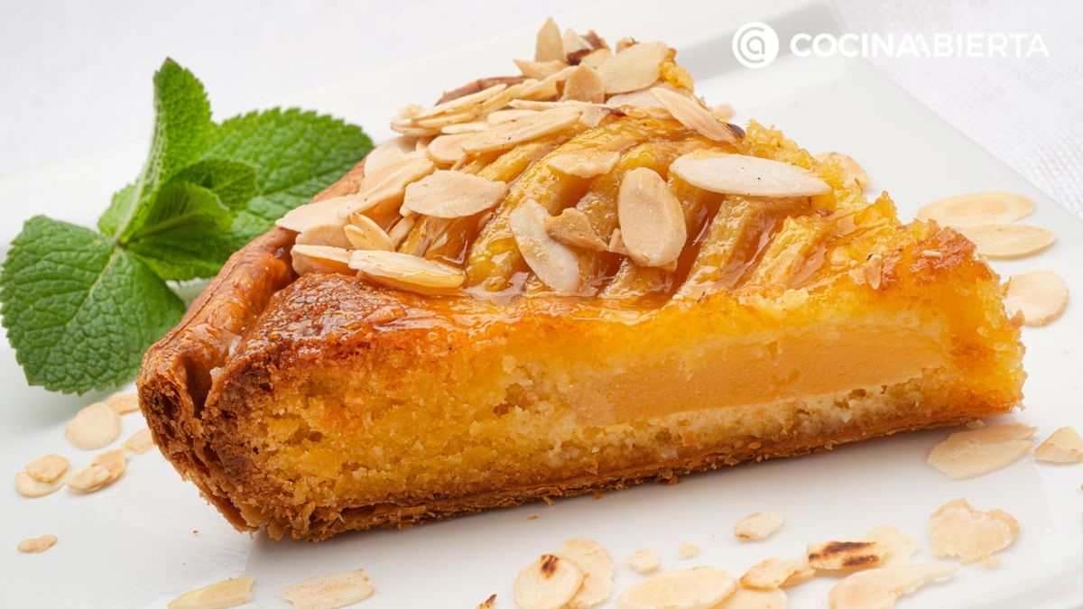 receta tarta de peras con franchipan postre eva arguinano karl67320321