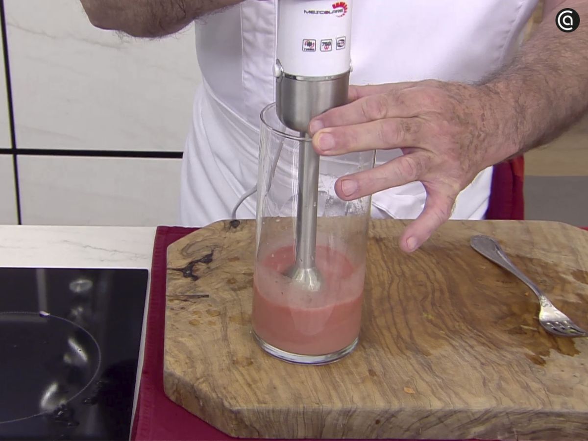 Prepara la salsa de frambuesa