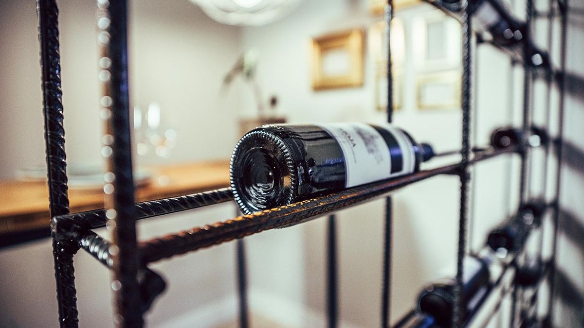 Como hacer un botellero de ferralla paso 10