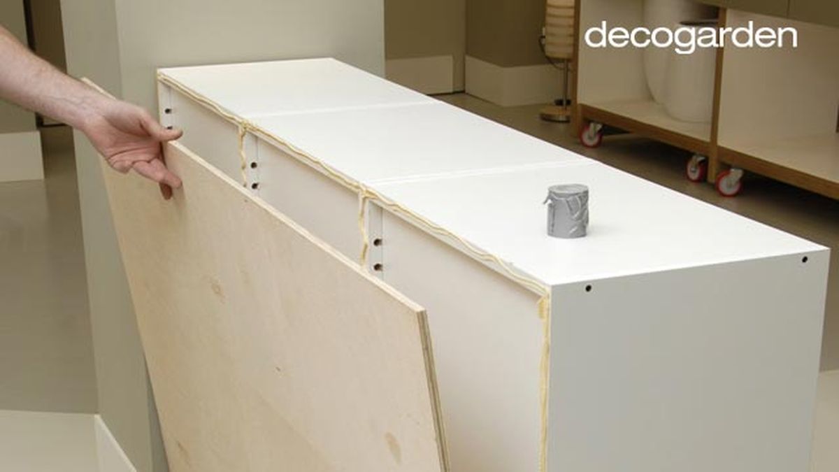 Barra de cocina americana paso 7