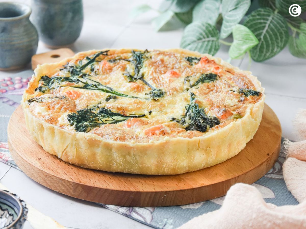 Quiche de salmón