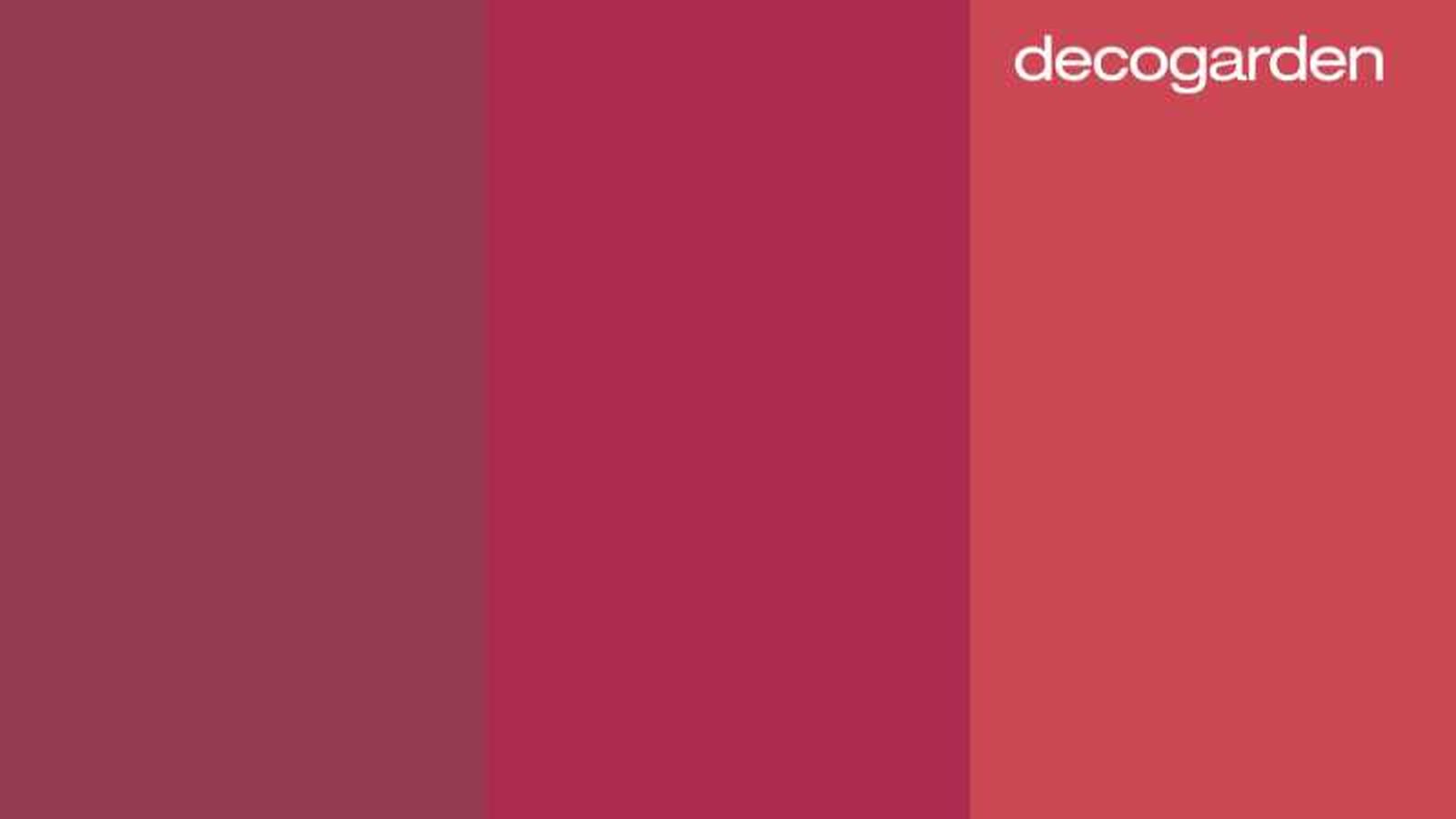 Diferentes tonalidades del rojo Oporto.