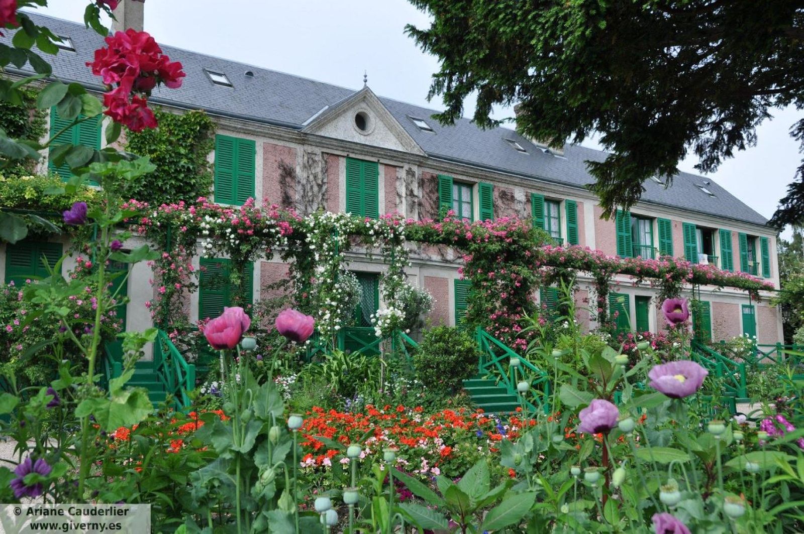 Jardines de la casa de Monet. Jardines de la casa de Monet.