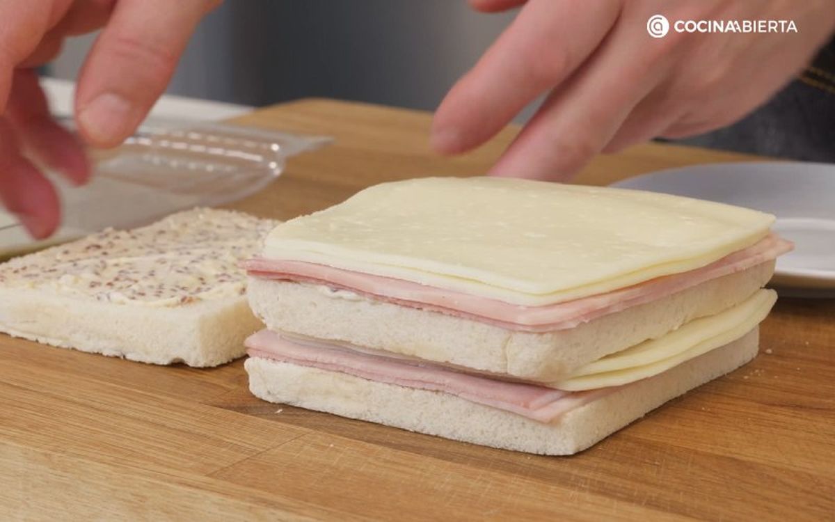 Sándwich montecristo - paso 2