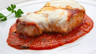 Chuletas de cerdo a la pizzaiola