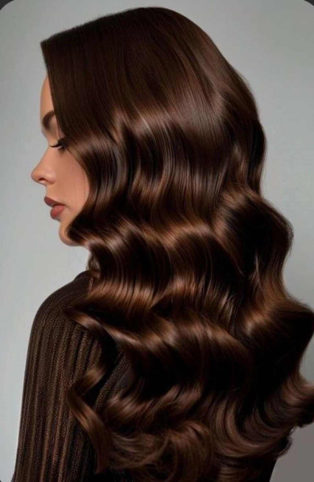El color chocolate aporta brillo y profundidad el cabello