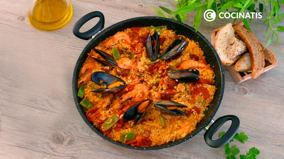 Receta de paella mixta
