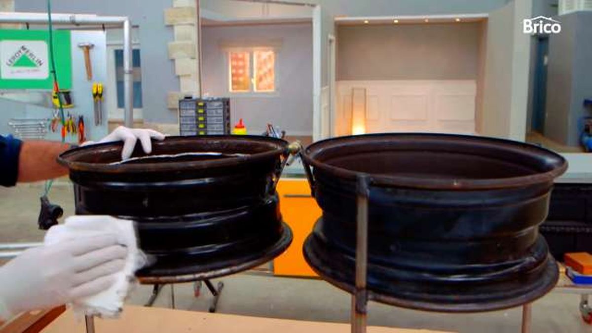 brico 0919 como hacer barbacoa con una llanta paso 8