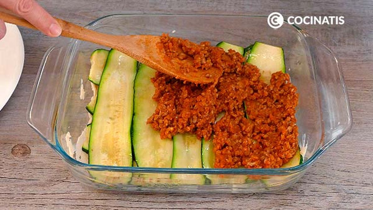 Receta de lasaña de calabacín  paso 5