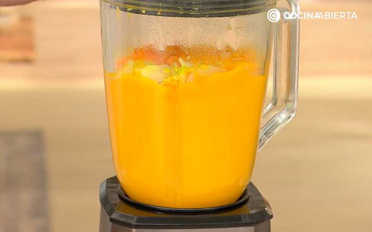 Prepara el puré de boniato