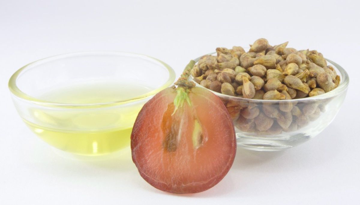 Aceite de semilla de uva para el rostro