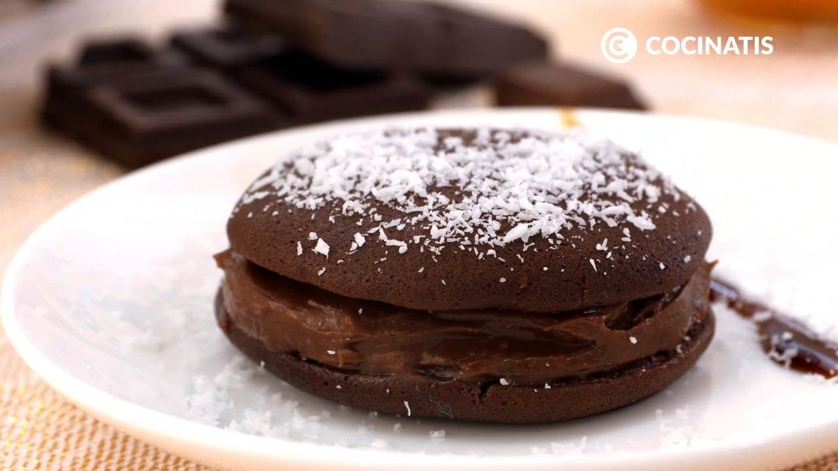 CTIS0582 receta whoopies rellenos de chocolate