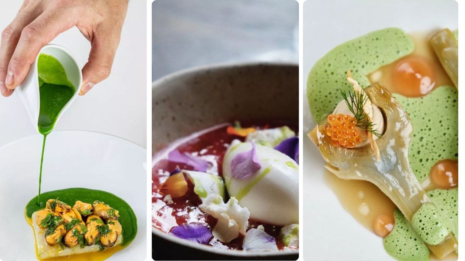 Creatividad, color y frescura en cada uno de los platos de los restaurantes más románticos de París recomendados por la Guía Michelin. Creatividad, color y frescura en cada uno de los platos de los restaurantes más románticos de París recomendados por la Guía Michelin.