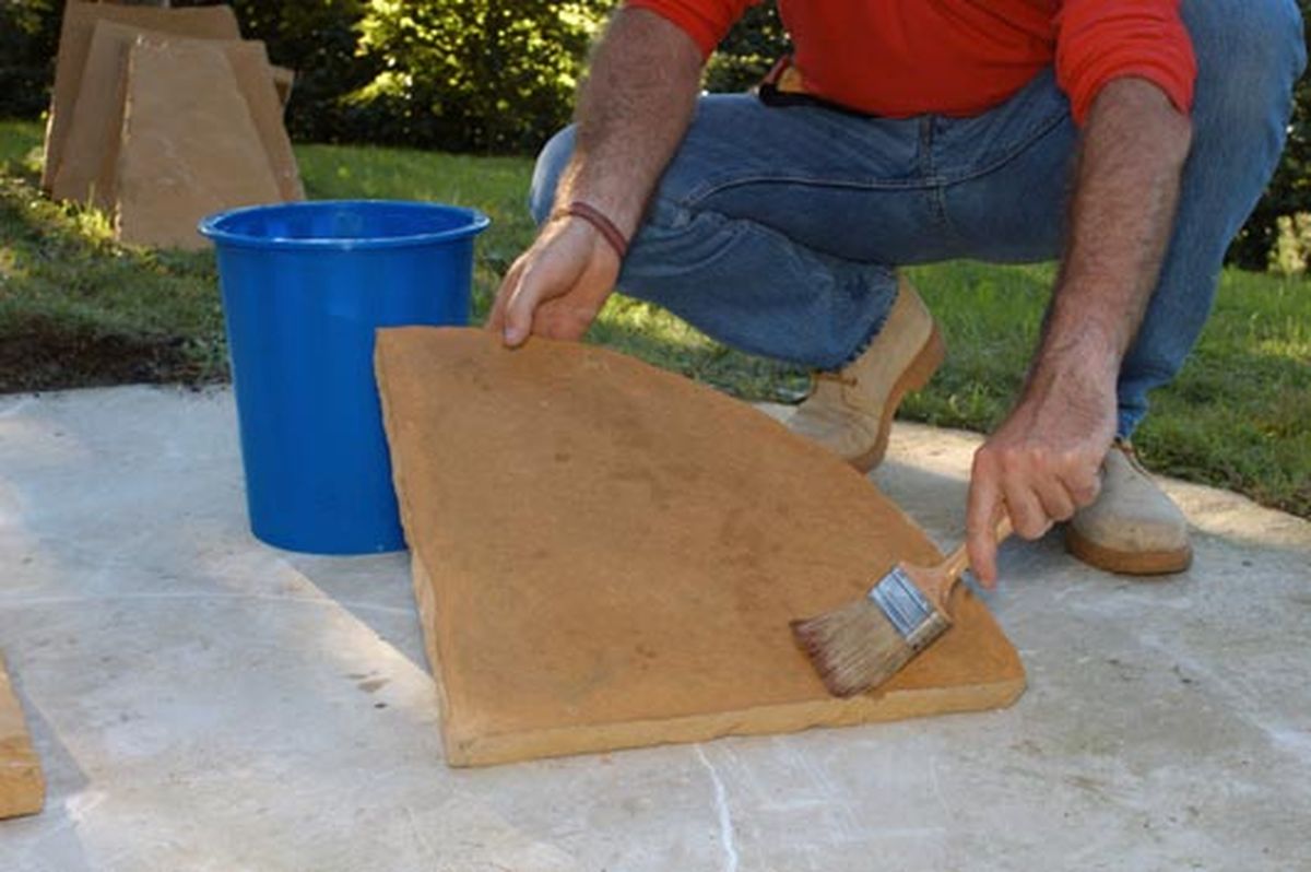 Enlosado decorativo para jardín paso 6