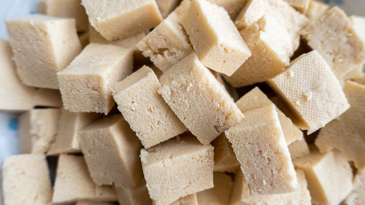 Textura del tofu congelado
