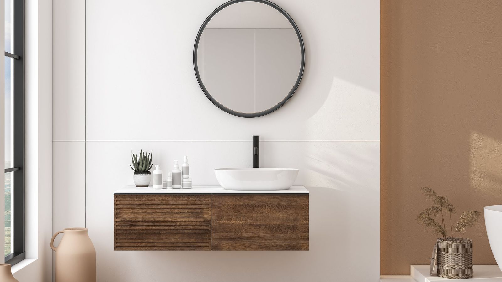 El suelo queda visible creando la ilusión de que el espacio es más amplio y abierto